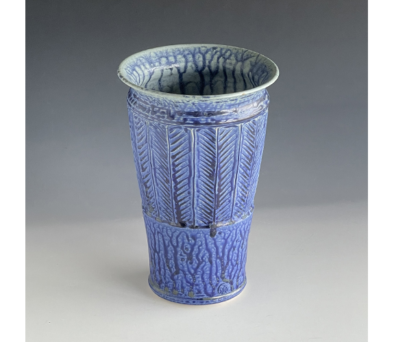 Blue Ash Vase - Richard & Susan Roth